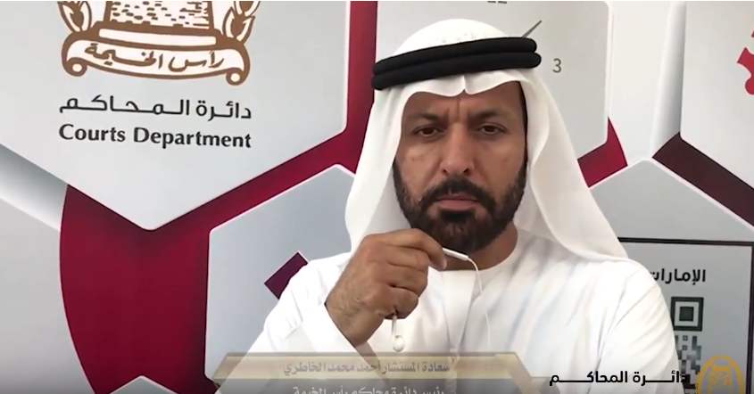 رئيس محاكم رأس الخيمة يتحدث حول المبادرات المبتكرة لدائرة المحاكم في شهر الإمارات للابتكار 2018