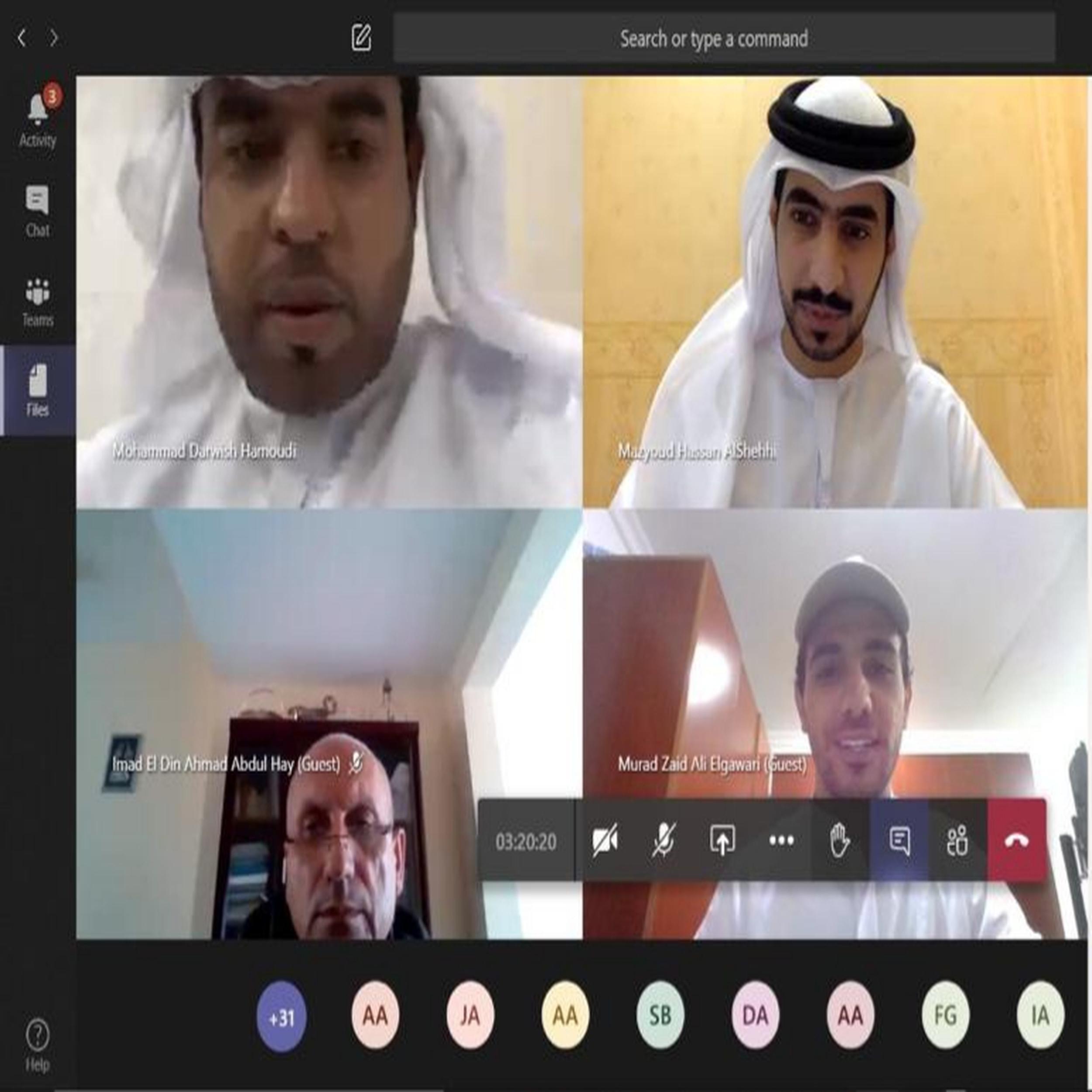 محاكم رأس الخيمة تطلق نظام التدريب عن بُعد لطلبة الجامعات