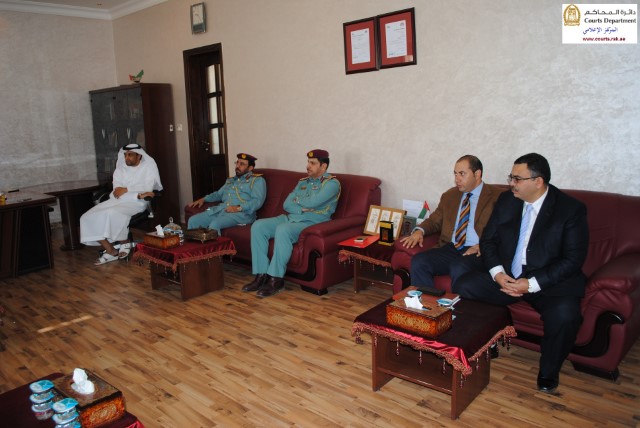 Album Name: محاكم رأس الخيمة يستقبل وفدا من القيادة العامة لشرطة رأس الخيمة