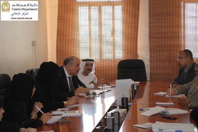 Album Name: برنامج الشيخ صقر يناقش خطة التميز بمحاكم رأس الخيمة