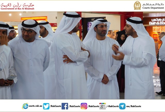 Album Name: محاكم رأس الخيمة تشارك في منصة رأس الخيمة للخدمات الذكية