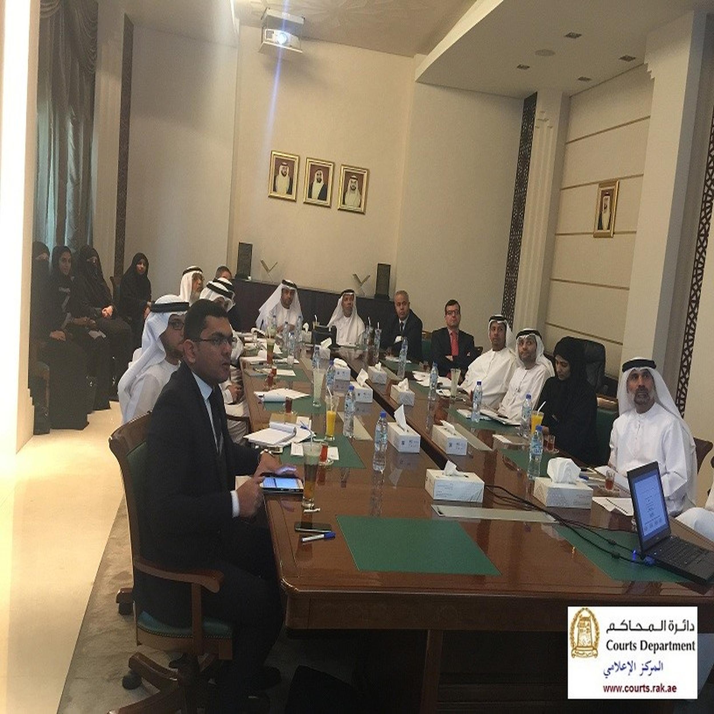 RAK Courts delegation visits ADJD